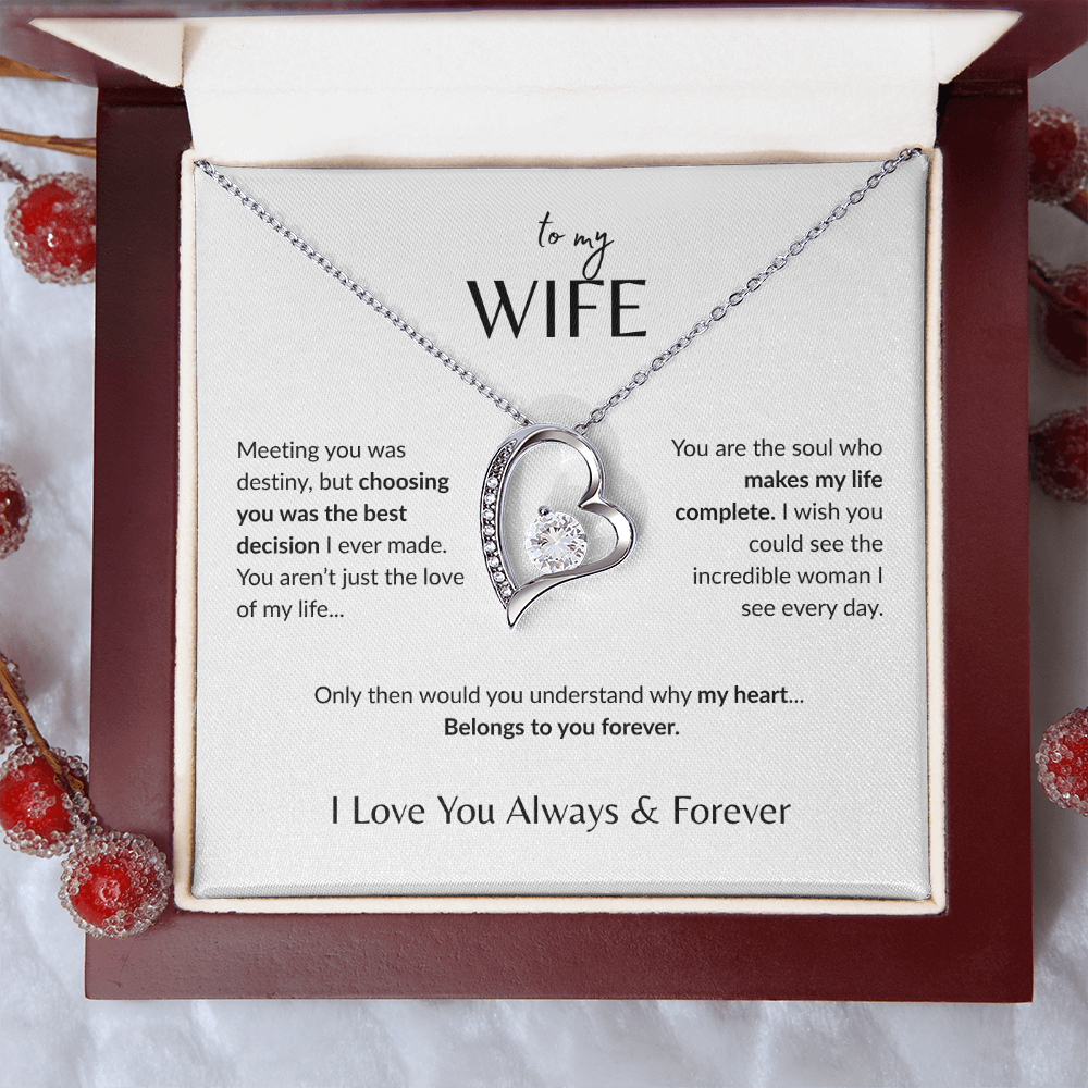 To My Wife - Forever Love Necklace