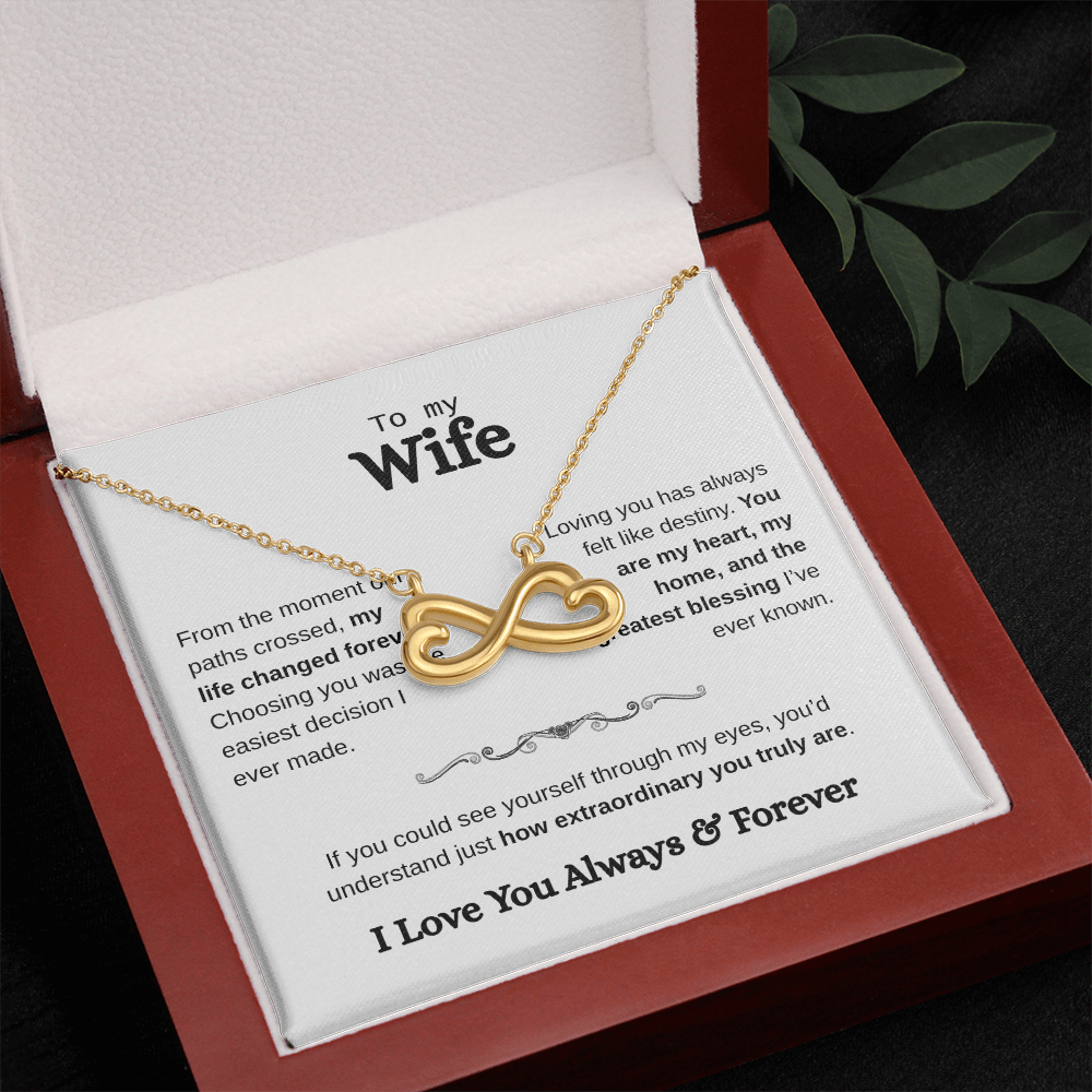 To My Wife - Endless Love Necklace