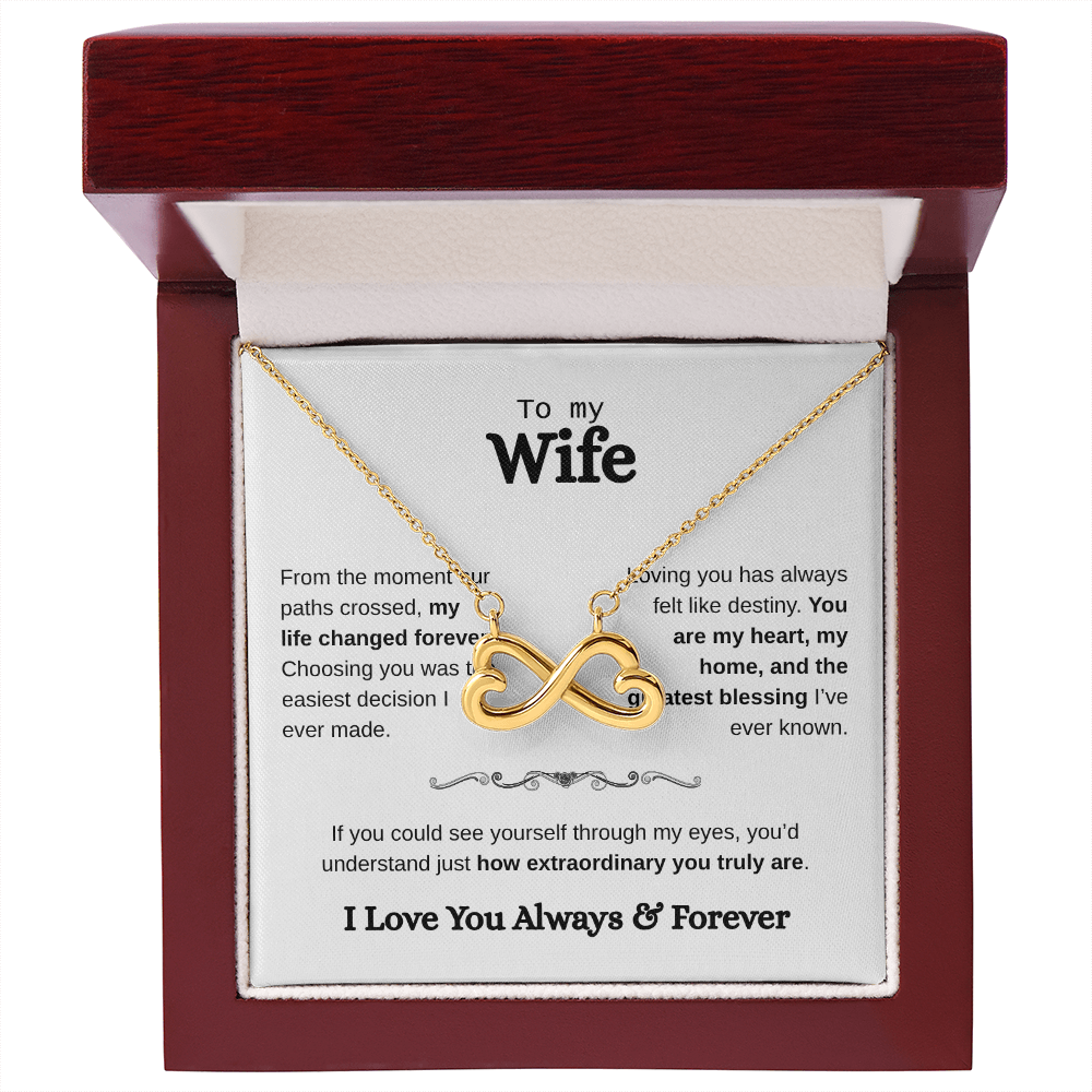 To My Wife - Endless Love Necklace