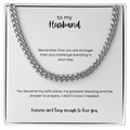 To My Husband - Cuban Link Chain