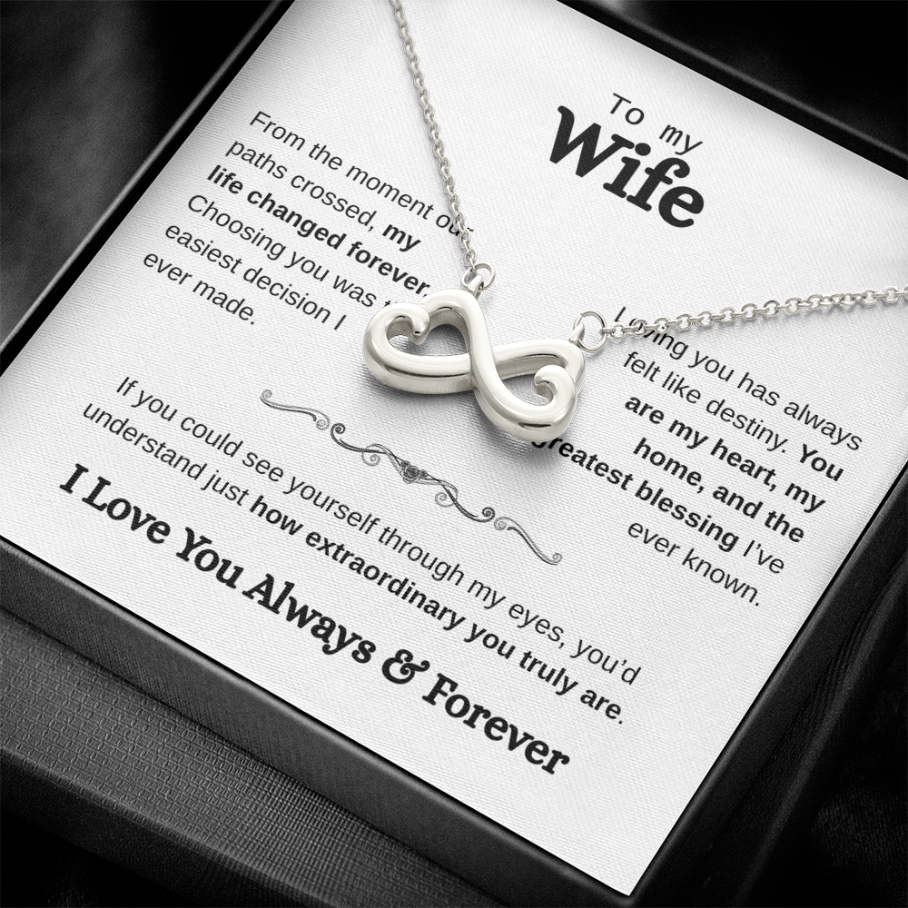 To My Wife - Endless Love Necklace