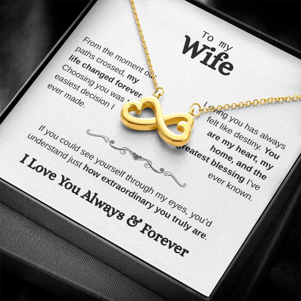 To My Wife - Endless Love Necklace
