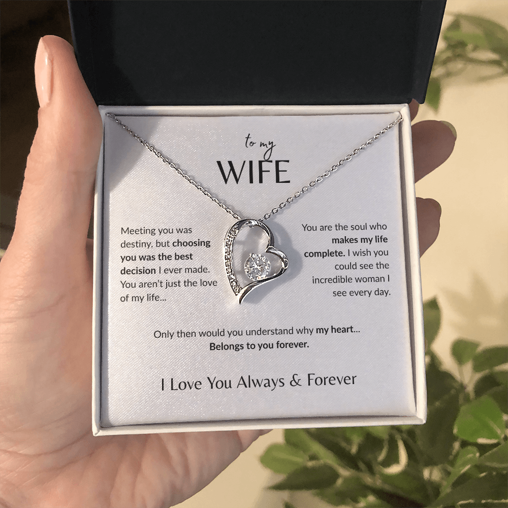 To My Wife - Forever Love Necklace