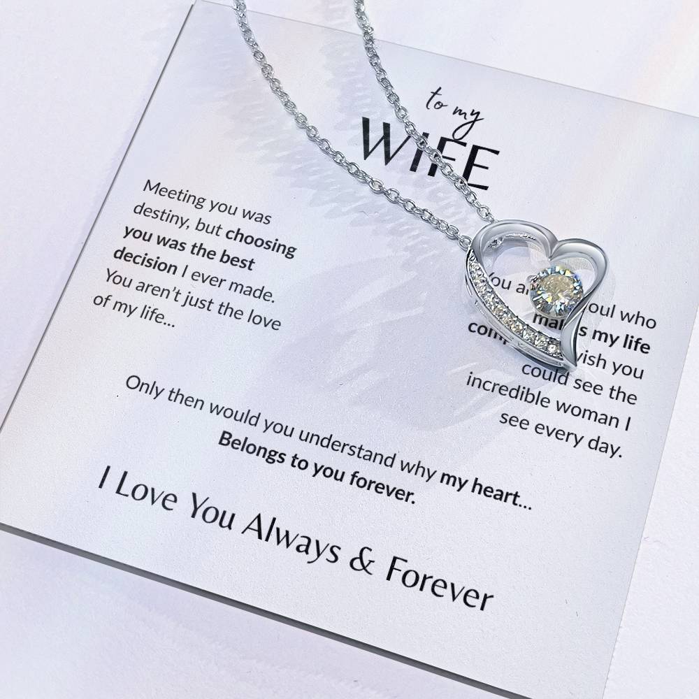 To My Wife - Forever Love Necklace